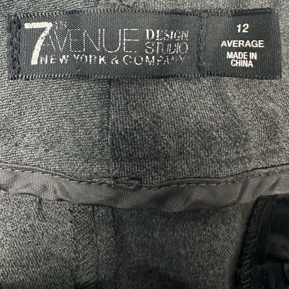 New York & Company 7th Ave Gray Dress Pants Trouser – Size 12 (Good Condition) - Picture 11 of 11